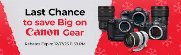 Canon sale ending
