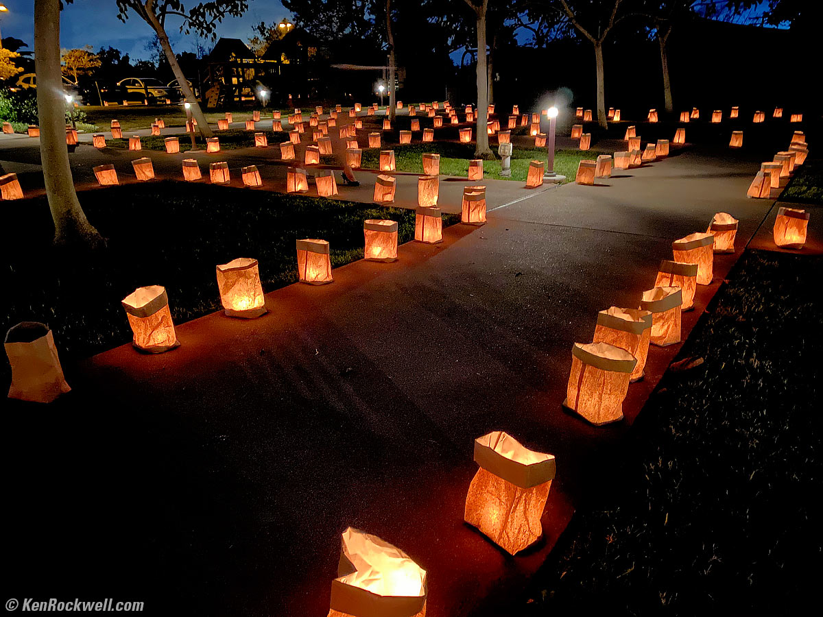 Christmas Eve Luminarias