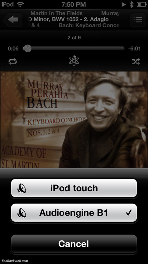 iOS 6 AirPlay display