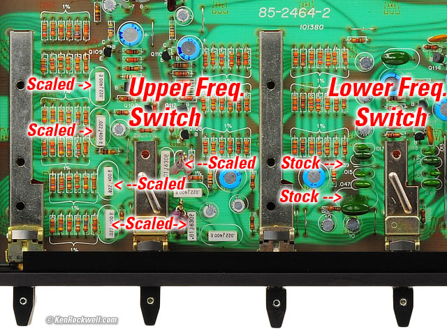 Heathkit AD-1702 crossover, inside