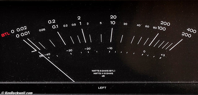 Hitachi HMA-8500 Mk II Meter Scale