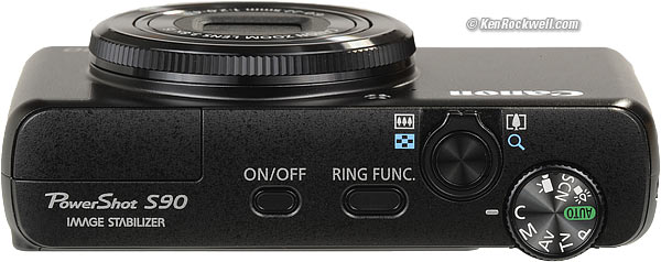 Top, Canon S90