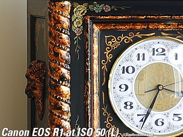 Canon EOS R1 High ISO Sample Image Files