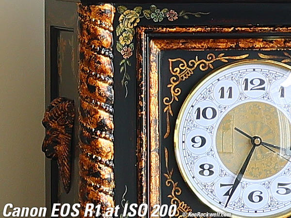 Canon EOS R1 High ISO Sample Image Files