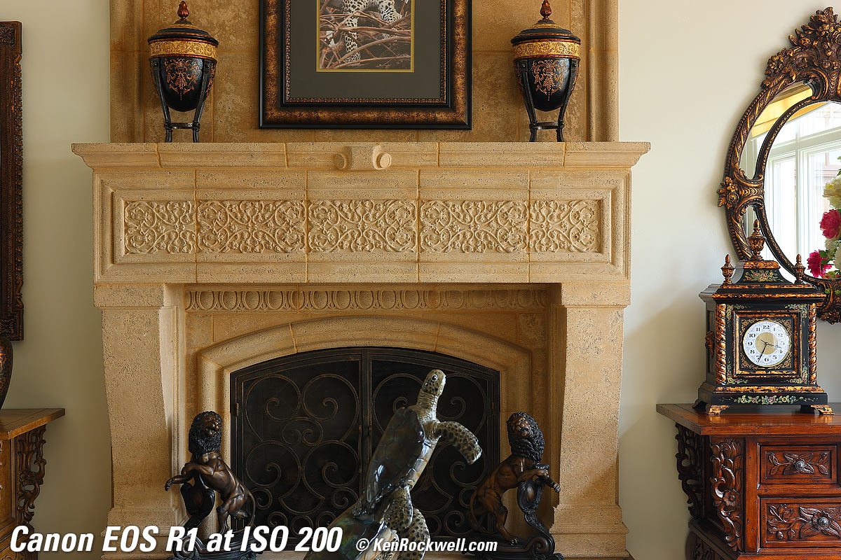 Canon EOS R1 High ISO Sample Image Files