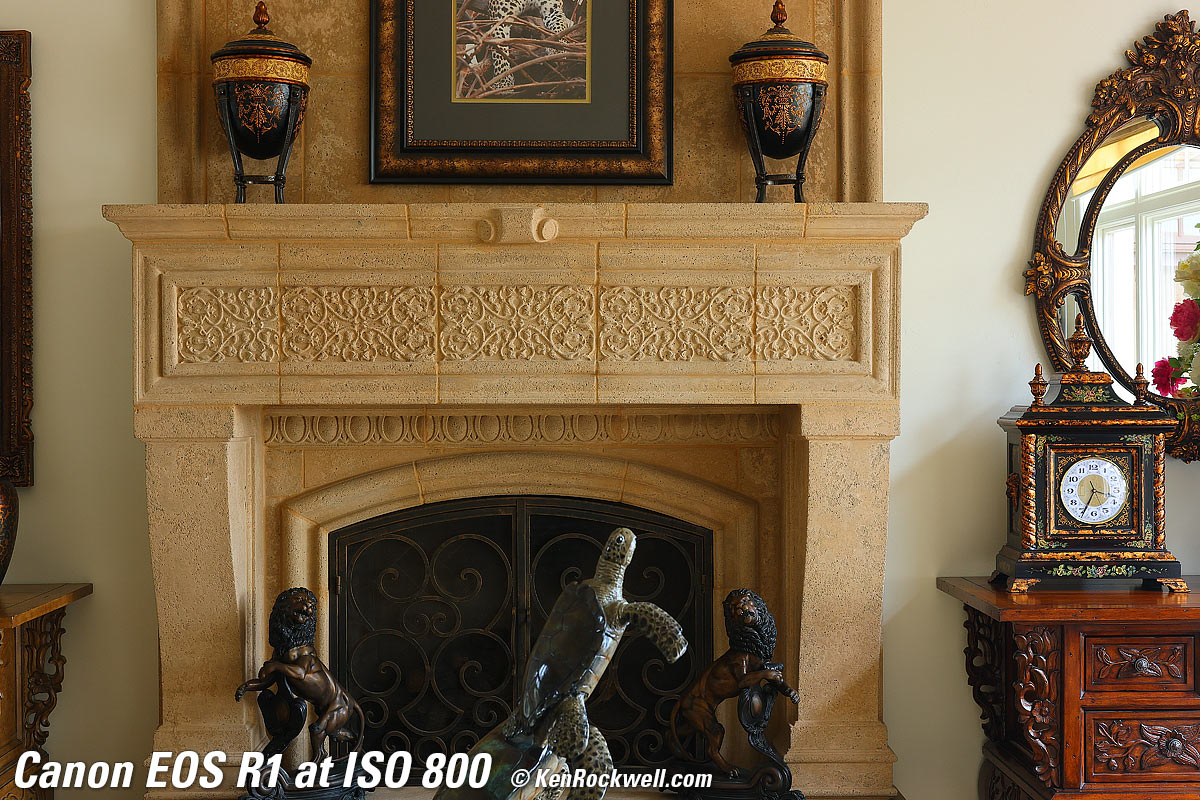 Canon EOS R1 High ISO Sample Image Files