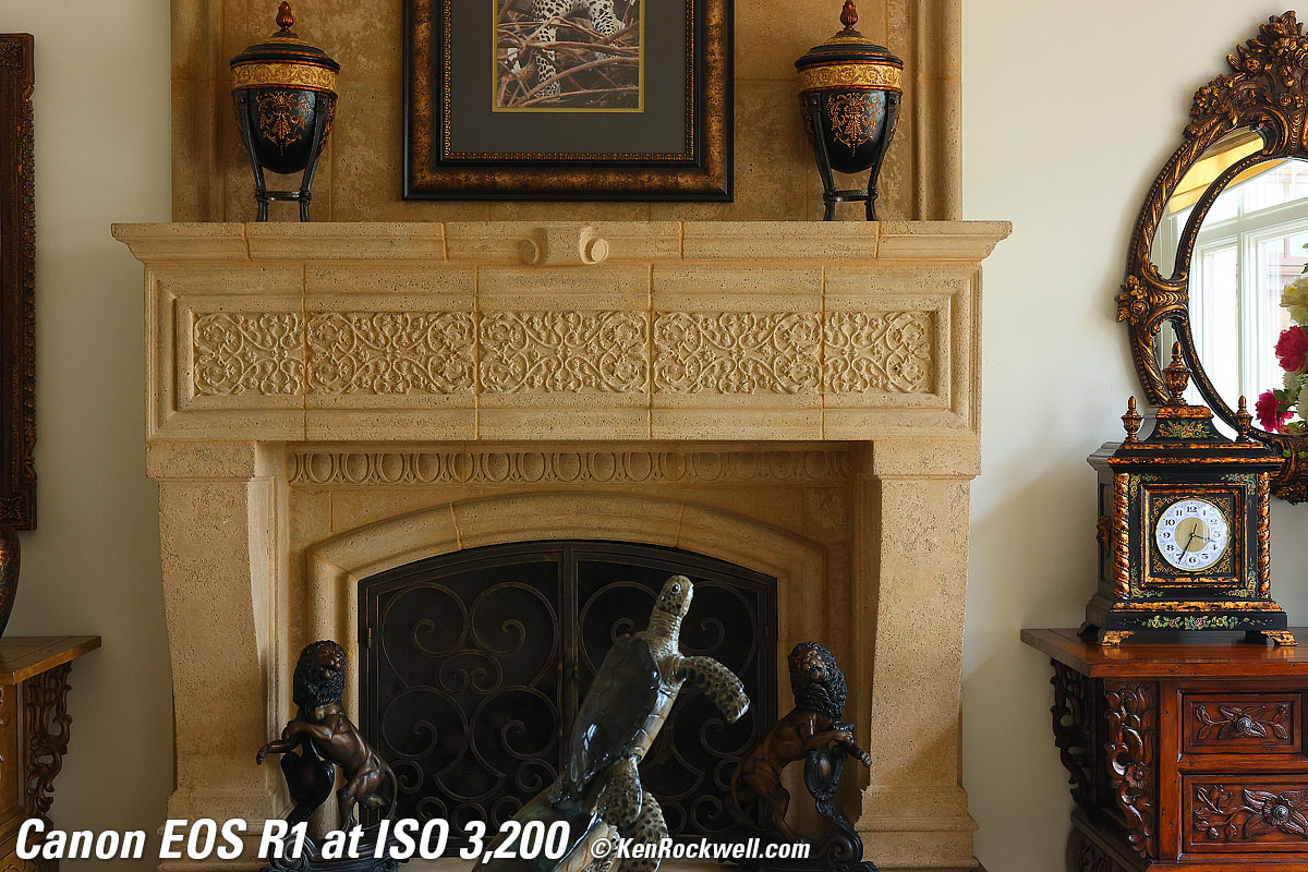 Canon EOS R1 High ISO Sample Image Files