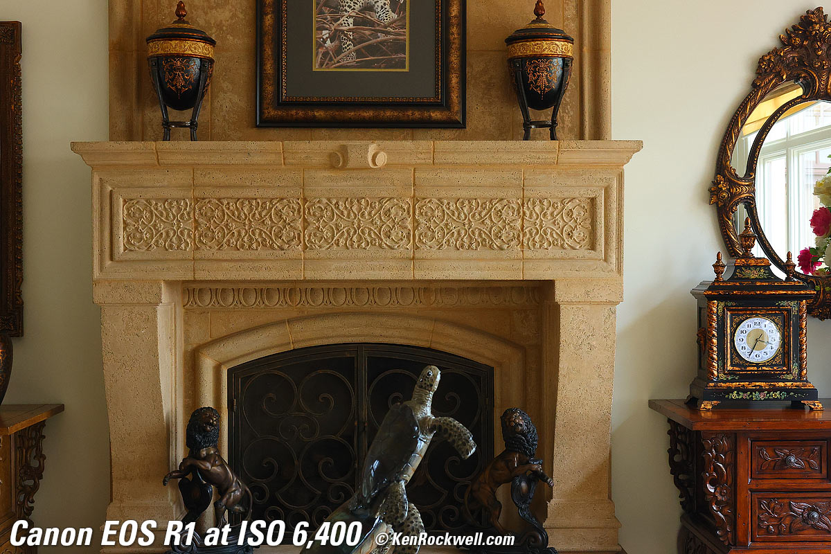 Canon EOS R1 High ISO Sample Image Files