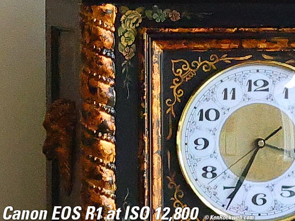 Canon EOS R1 High ISO Sample Image Files