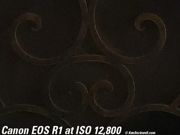 Canon EOS R1 High ISO Sample Image Files