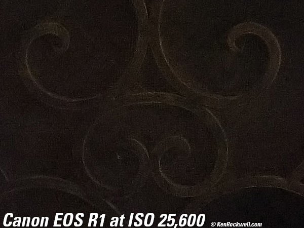 Canon EOS R1 High ISO Sample Image Files