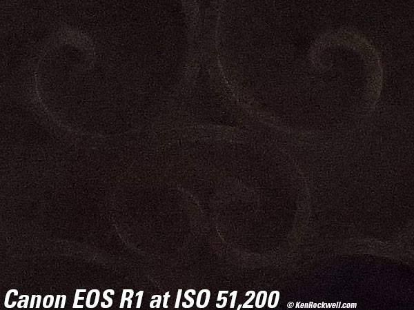 Canon EOS R1 High ISO Sample Image Files