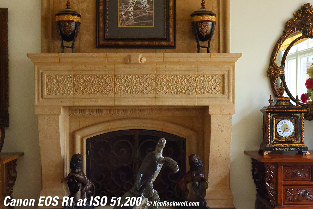 Canon EOS R1 High ISO Sample Image Files