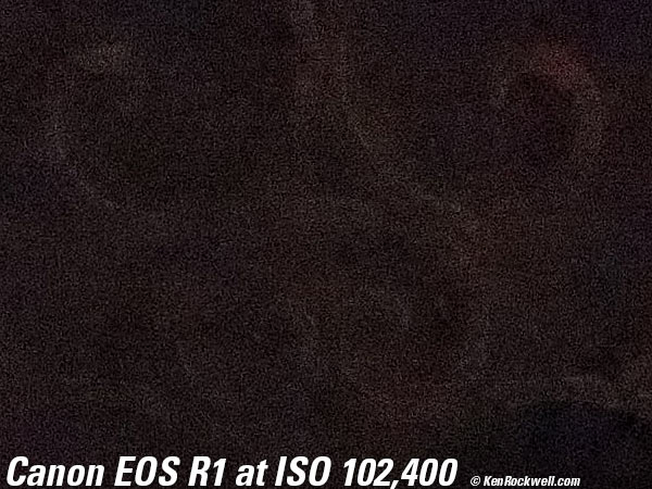 Canon EOS R1 High ISO Sample Image Files