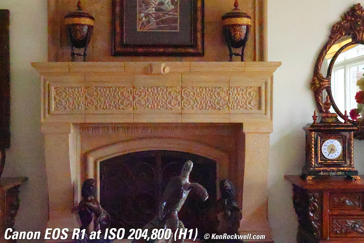 Canon EOS R1 High ISO Sample Image Files