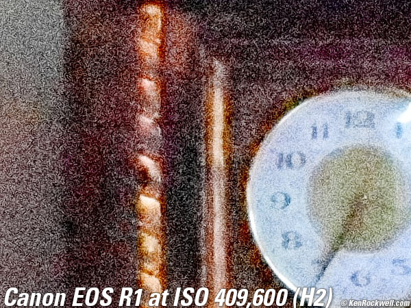Canon EOS R1 High ISO Sample Image Files