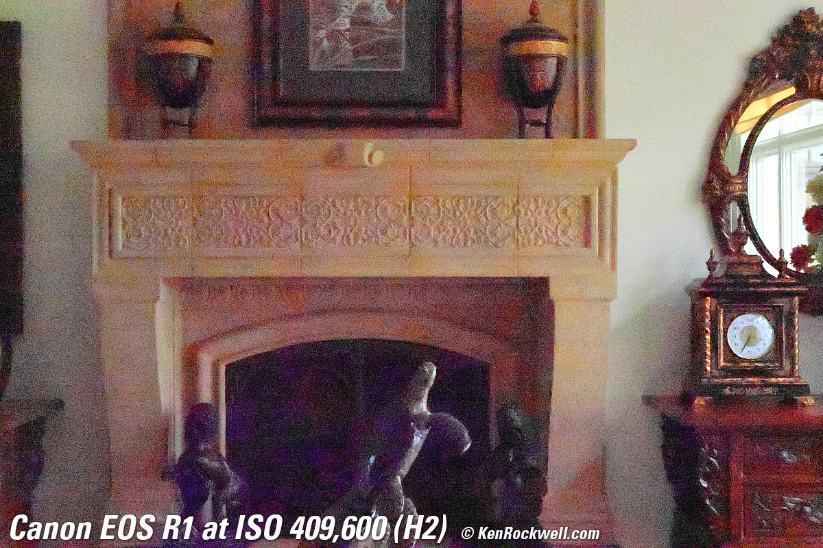 Canon EOS R1 High ISO Sample Image Files