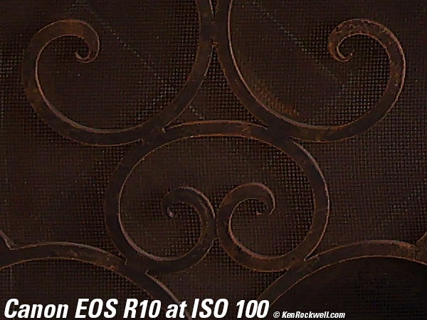 Canon EOS R10 High ISO Performance sample image file