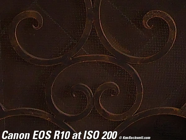 Canon EOS R10 High ISO Performance sample image file