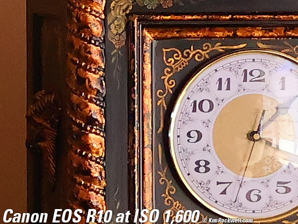 Canon EOS R10 High ISO Performance sample image file