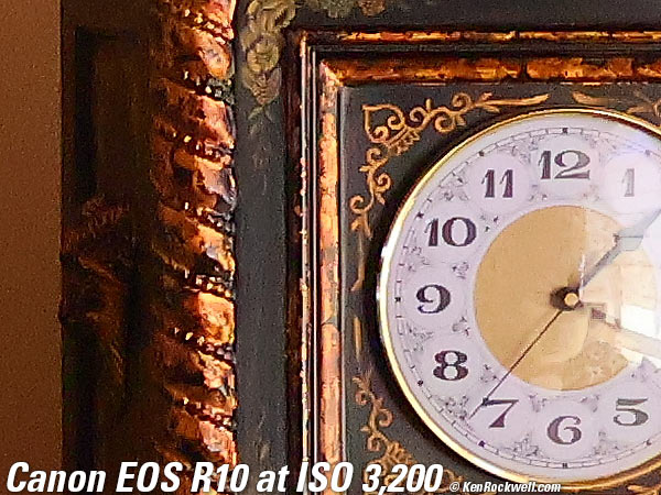 Canon EOS R10 High ISO Performance sample image file
