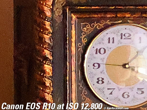 Canon EOS R10 High ISO Performance sample image file