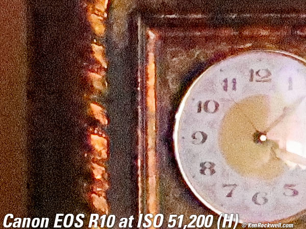 Canon EOS R10 High ISO Performance sample image file