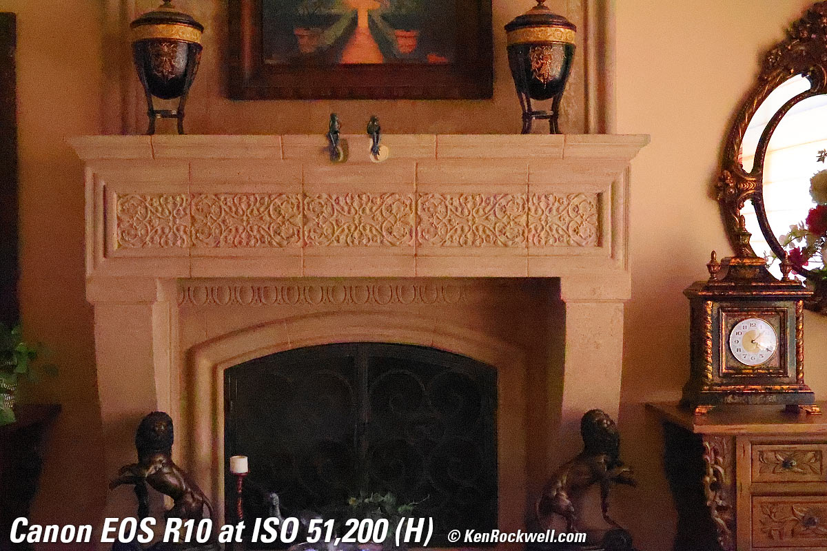 Canon EOS R10 High ISO Performance sample image file