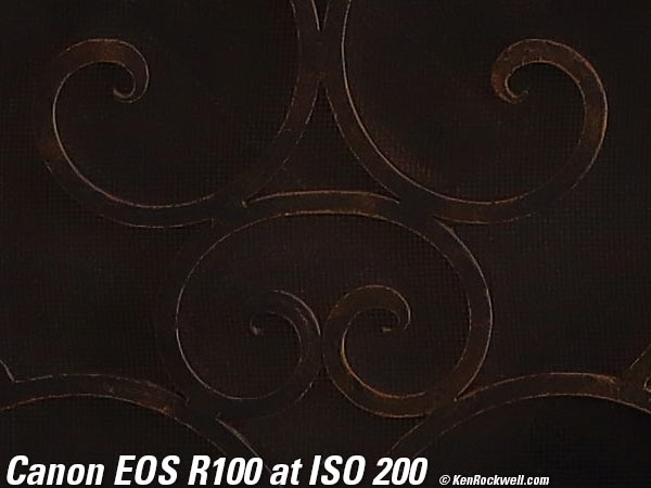 Canon EOS R100 High ISO Sample Image File