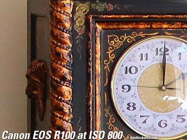 Canon EOS R100 High ISO Sample Image File