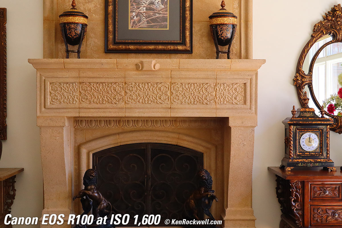 Canon EOS R100 High ISO Sample Image File