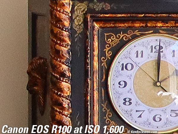 Canon EOS R100 High ISO Sample Image File