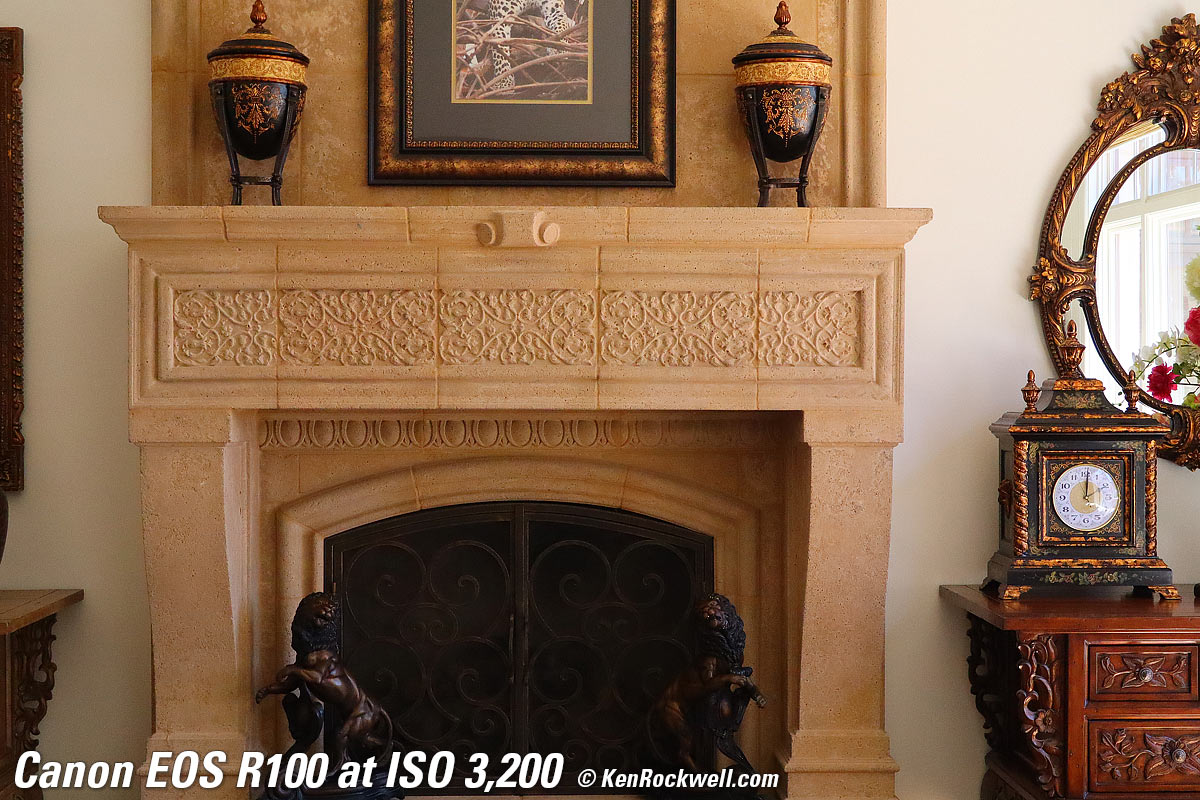 Canon EOS R100 High ISO Sample Image File