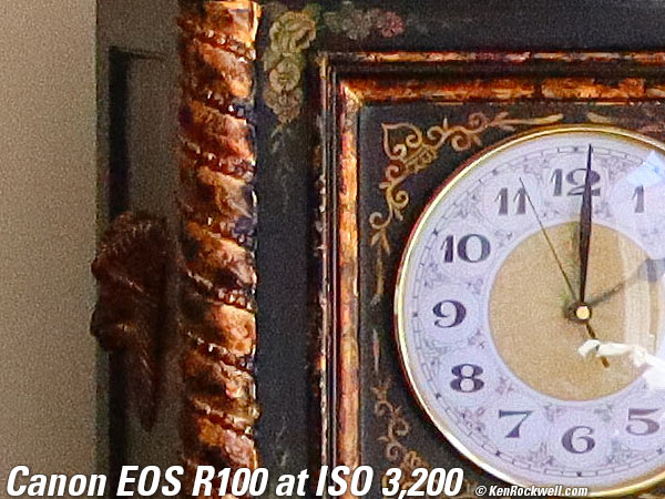 Canon EOS R100 High ISO Sample Image File