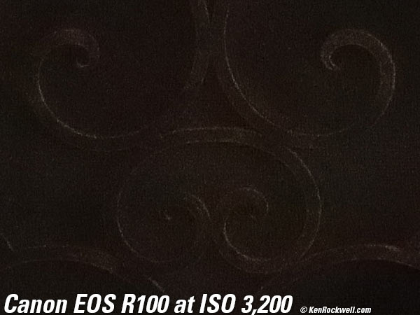 Canon EOS R100 High ISO Sample Image File