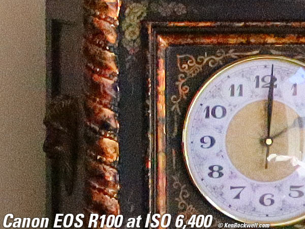 Canon EOS R100 High ISO Sample Image File