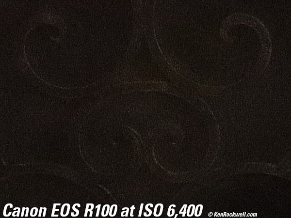 Canon EOS R100 High ISO Sample Image File