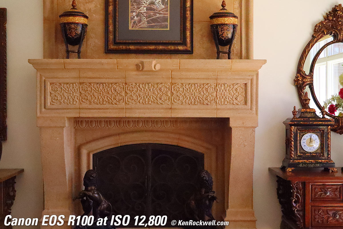 Canon EOS R100 High ISO Sample Image File