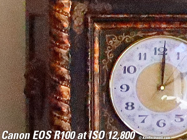 Canon EOS R100 High ISO Sample Image File