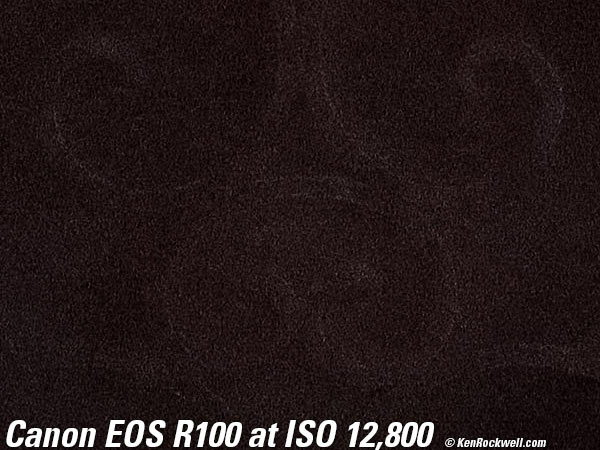 Canon EOS R100 High ISO Sample Image File