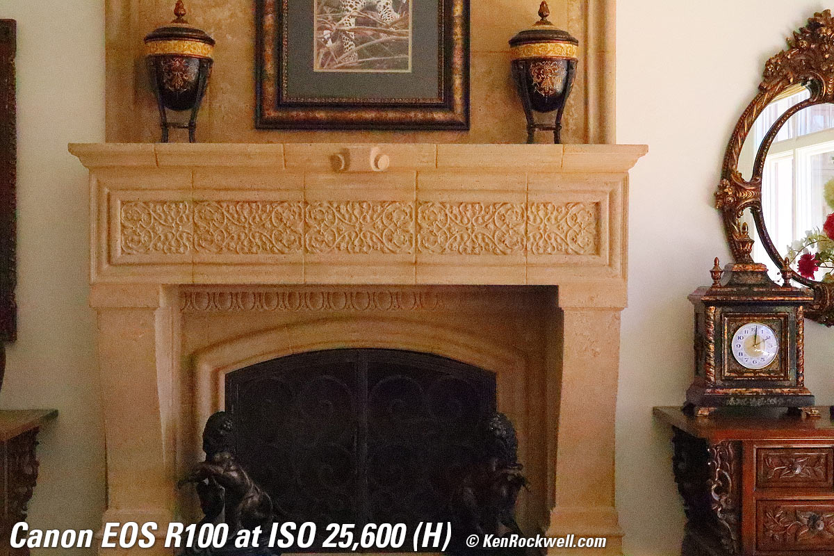 Canon EOS R100 High ISO Sample Image File