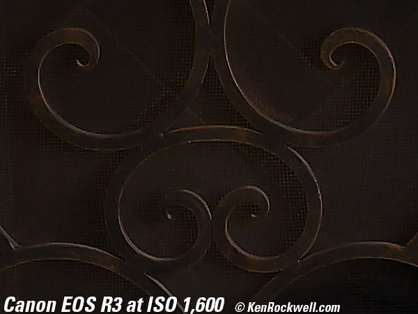 Canon EOS R3 High ISO Performance