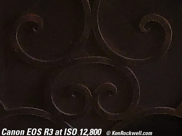 Canon EOS R3 High ISO Performance