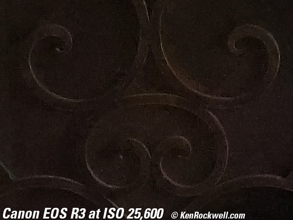 Canon EOS R3 High ISO Performance