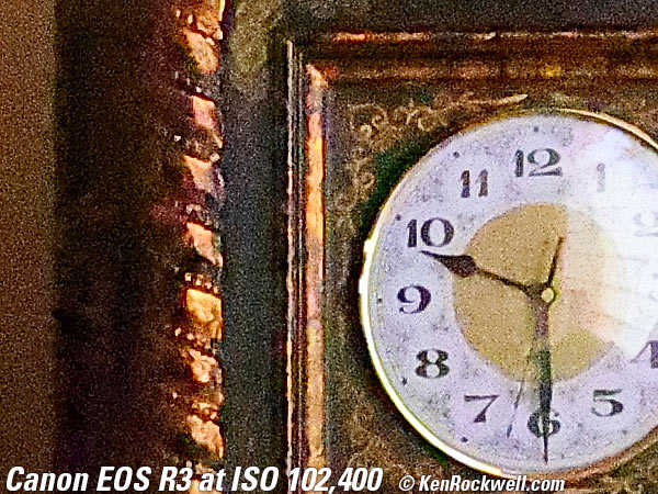 Canon EOS R3 High ISO Performance