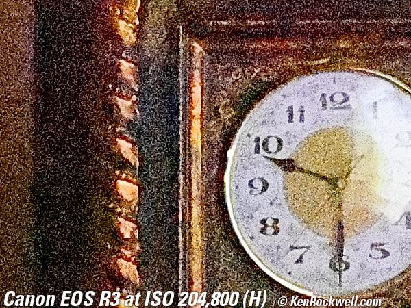 Canon EOS R3 High ISO Performance
