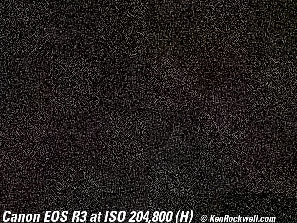 Canon EOS R3 High ISO Performance