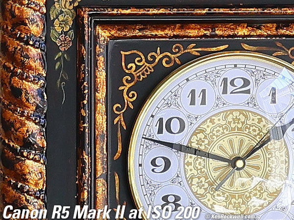 Canon R5 Mark II High ISO Sample Image File