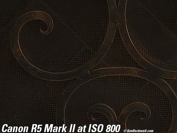 Canon R5 Mark II High ISO Sample Image File