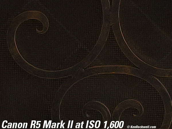 Canon R5 Mark II High ISO Sample Image File